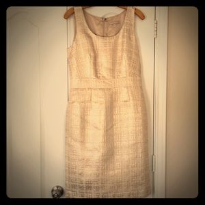 Gold and Cream dress